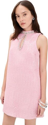 English Factory Women's Rhinestone Mini Tweed Dress in Saudi Arabia