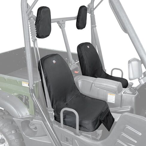 غطاء مقعد KEMIMOTO UTV مع فتحات تصريف - 1680D أكسفورد عالي التحمل ومقاوم للماء متوافق مع Hisun/Axis 500 700، Massimo MSU500 MSU700، Coleman UT500 UT700، أغطية مسند الرأس متضمنة مجموعة من قطعتين in Saudi Arabia