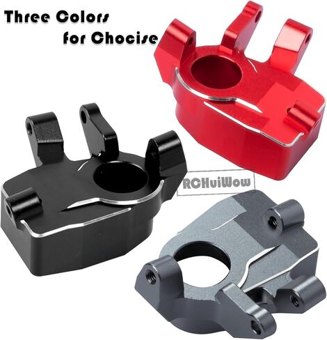 RC Inner Portal Covers Steering Knuckles for Capra UTB/SCX10 III,Alloy Aluminum Steering Knuckles Hops Up,2PCS,Grey in Saudi Arabia