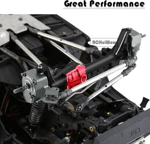 RC Inner Portal Covers Steering Knuckles for Capra UTB/SCX10 III,Alloy Aluminum Steering Knuckles Hops Up,2PCS,Grey in Saudi Arabia