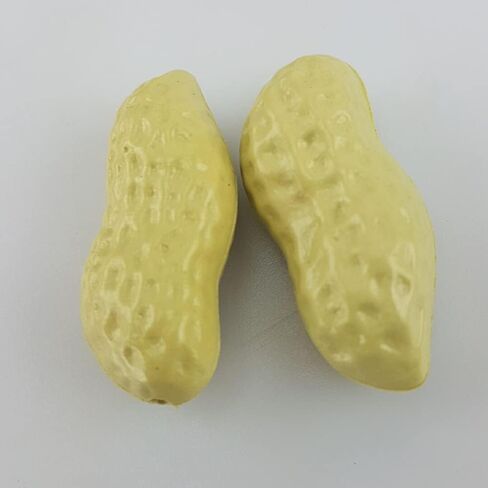 QWEQWE 50 Pcs Artificial Peanuts Simulation Lifelike Peanut Fake Vegetables Food for Home Kitchen Party Wedding Decoration Photography Props.Aid Decoration in Kuwait