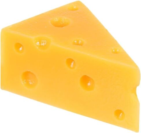 IMIKEYA Simulated Cheese Model Ornament Realistic Mini Cheese Prop for Home Decor Wedding Party Display Photo Props Lightweight Food Model with Vivid Color in Saudi Arabia