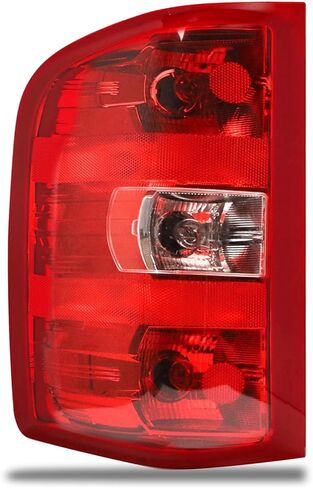 مجموعة مصابيح الذيل متوافقة مع 2007-2013 Chevy Silverado 1500 2500HD 3500HD GMC Sierra 2500 HD 3500 HD (الحدود الحمراء، جانب الركاب الأيمن) in Saudi Arabia