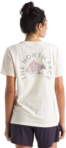 The North Face Women's Monte Regular Short Sleeve Graphic Tee - Casual Graphic T-Shirt, Regular Fit, Soft Cotton Blend in Saudi Arabia