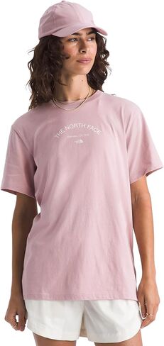 The North Face Women's Home Relaxed Short Sleeve Tee - Casual Graphic T-Shirt, Regular Fit, Soft Cotton Fabric in Saudi Arabia