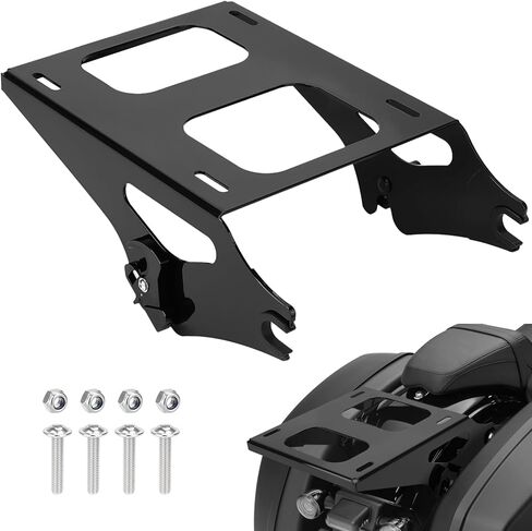 حزمة جولة جبل سميكة جولة حزمة قوس رف الأمتعة قابل للفصل مناسب لـ Harley Davidson Touring Street Glide Road King Road Glide Electra Glide 2014-2024 in Kuwait