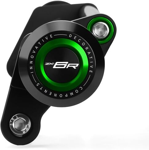 واقي إطار الدراجة النارية من السقوط للحماية من التصادم باستخدام الحاسب الآلي متوافق مع Ninja ZX6R 2024 2025 2026 واقيات انسيابية المحرك ZX636 Ninja636 ZX-6R ZX6R ملحقات (أخضر) in Kuwait