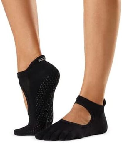 toesox Grip Ankle Full Toe Bellarina Tec - جوارب أصابع القدم غير قابلة للانزلاق للبيلاتس باري يوجا in Kuwait
