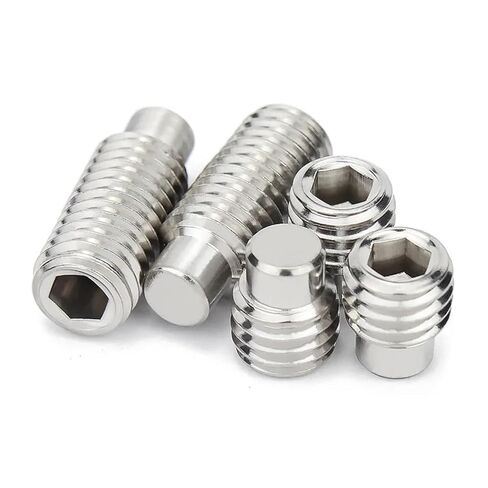 Socket Screws Allen Key 10pcs 304 Stainless Steel Hexagon Socket Convex End Bolts(20mm) in Saudi Arabia