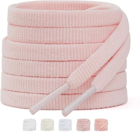 زوجان من أربطة أحذية الجري المسطحة مقاس 1/4 بوصة للأحذية الرياضية من Handshop، أربطة أحذية رياضية بـ 15 لونًا من 39 بوصة إلى 63 بوصة للأحذية الرياضية in Kuwait