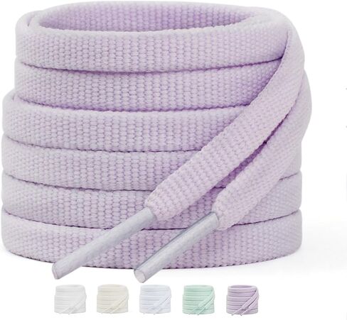 Handshop 2 Pairs 1/4" Flat Running Shoe Laces for Sneakers, Athletic Shoelaces in 15 Colors 39"-63" for Sports Shoes in Saudi Arabia