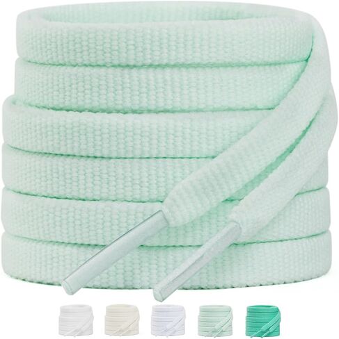 Handshop 2 Pairs 1/4" Flat Running Shoe Laces for Sneakers, Athletic Shoelaces in 15 Colors 39"-63" for Sports Shoes in Saudi Arabia