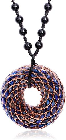 قلادة من ملف رودين وأرغون للتأمل، قلادة طاقة الريكي، موازنة الشاكرا، الحماية الروحية in Kuwait