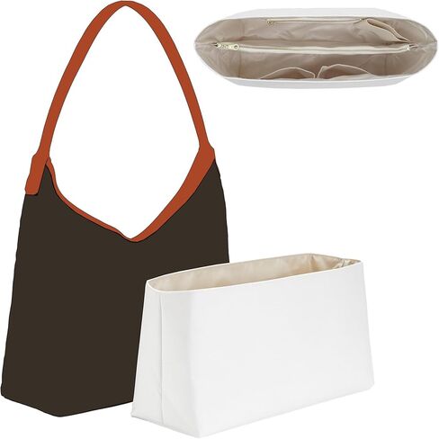 حشوة منظم محفظة خفيفة للغاية متوافقة مع جويارد هوبو، حشوة ورقية دوبونت مقاومة للماء، 4 جيوب وحامل زجاجة مياه مرن ومقسم تخزين حقيبة اليد بسحاب YKK in Kuwait