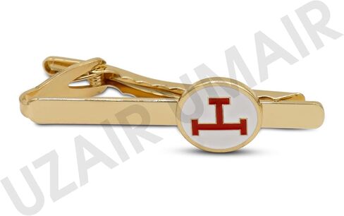Masonic Royal Arch Gold Red cuff links and Tie Clip set fine quality in Saudi Arabia