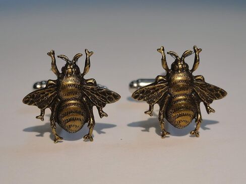 Honey Bee Cufflinks, Lapel Pins, Tie Bars, Earrings, Jewelry and Accessories in Kuwait