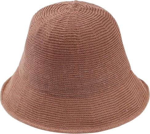 MILAKOO Crochet Bucket Hat Knit Braided Floppy Soild Color Cap for Women Foldable Sun Bowler Hat in Saudi Arabia