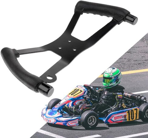 عجلة قيادة Go Kart Butterfly - استبدال سباقات الكارت الرياضية المعدنية، تصميم مريح مع أذرع من الألومنيوم، عجلة قيادة من الحديد الأسود in Kuwait