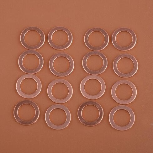 16Pcs Crankcase Copper Washer Oil Drain Gasket 5812232 Compatible for Polaris RZR Ranger Sportsman ACE in Kuwait