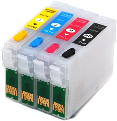 Compatible Ink Cartridge with Auto Reset Chip Works with Stylus D4450 DX5050 DX6000 DX6050 DX7400 DX7450 DX8400 DX8450 DX9400 DX9400F Universal Fit Third Party Replacement in Saudi Arabia