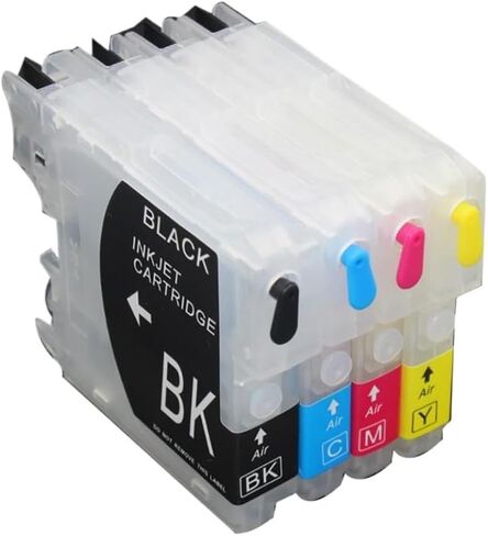 خرطوشة حبر قابلة لإعادة الملء من CISSPLAZA متوافقة مع LC39 LC980 Lc60 Lc975 DCP J125 J315W J515W MFC J415W J615 J615W استبدال عالمي مناسب لما بعد البيع in Saudi Arabia