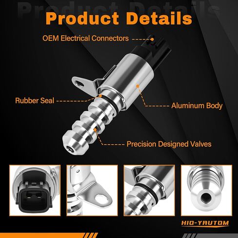 916-922 محرك متغير توقيت الصمام VVT الملف اللولبي متوافق مع نيسان ألتيما 2013-2017 نيسان روغ 2014-2020 L4 2.5L استبدال التحكم في زيت عمود الحدبات لـ 916-922 916922 237963TA1A 237963TA4A in Kuwait