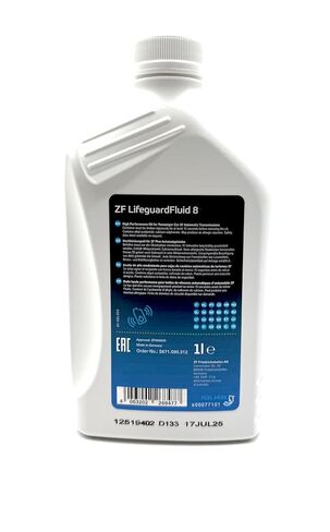 ZF LifeguardFluid 8 ATF Automatic Transmission Fluid 8 Liters in Saudi Arabia