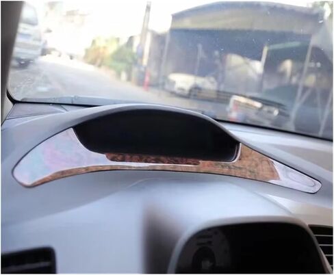 ملصق شريط زخرفي لقياس لوحة القيادة ABS لسيارة Honda Civic من الجيل الثامن (2004-2009) ملحق داخلي، نمط عقيق LHD in Kuwait