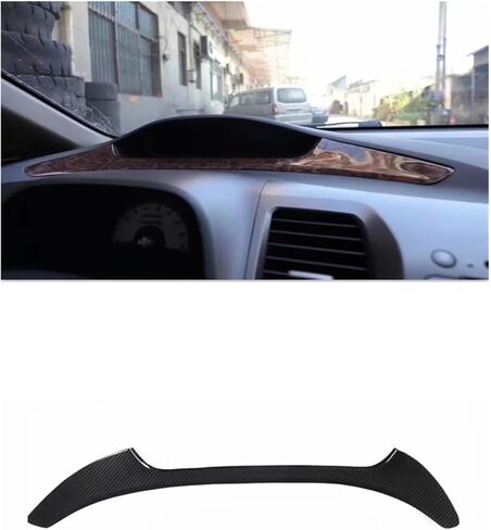 ملصق شريط زخرفي لقياس لوحة القيادة ABS لسيارة Honda Civic من الجيل الثامن (2004-2009) ملحق داخلي، نمط عقيق LHD in Kuwait