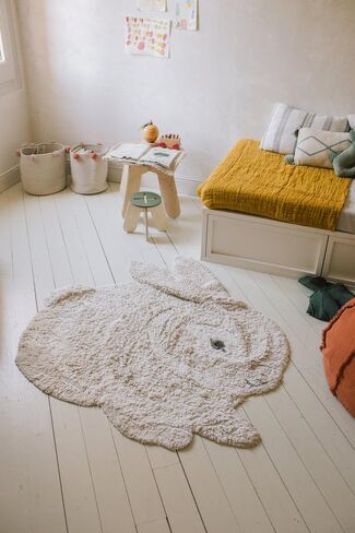 Lorena Canals Washable Rug Rabbit Bedroom Handmade Rug 130 x 135 cm in Kuwait