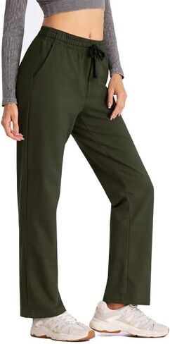 SPECIALMAGIC المرأة اليوغا Sweatpants بيجامة واسعة الساق القطن الرباط صالة السراويل الترفيه in Kuwait