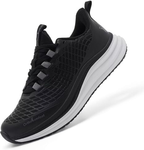 Women's Orthopedic Road Running Shoes: Comfortable Arch Support Plantar Fasciitis Flat Feet Orthotic Athletic Sneakers, Casual Tennis Outdoor Walking Exercise Shoes for Foot Heel and Pain Relief in Saudi Arabia