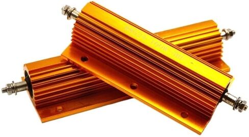 RXG24 Aluminum housed resistor,golden aluminum shell resistor.100w 150w 200w 250w 300w 500w,Discharge resistor,Decoding resistor(16ohm,100w) in Saudi Arabia