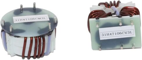 1Pc 470uh20A Three phase common mode inductor three-phase EMI, EMC filter inductor high current three-phase choke coil(Vertical) in Saudi Arabia
