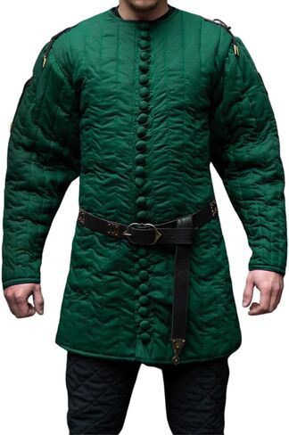 درع جامبيسون التقليدي من العصور الوسطى لحماية الجسم، أكيتون مبطن من العصور الوسطى لسياج SCA in Kuwait