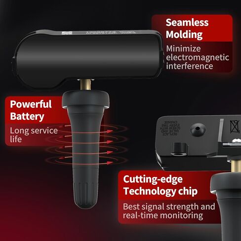 مستشعر ضغط الإطارات Marsflex TPMS - مناسب لسيارة دودج كرايسلر فيات جيب جراند شيروكي رام 1500، نظام مراقبة ضغط الإطارات 433 ميجا هرتز مجموعة من 4، OE 56029398AA 56029398AB 68241067AA 68241067AB in Kuwait