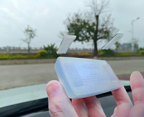 4 قطع (مجموعتان) شرائط تثبيت EZ Pass لسيارات EZ Pass/IPass/IZoom/Sunpass/EZPass حامل مستجيب للزجاج الأمامي، حامل مستجيب قابل لإعادة الإغلاق، شرائط قفل مزدوجة مع لاصق in Kuwait