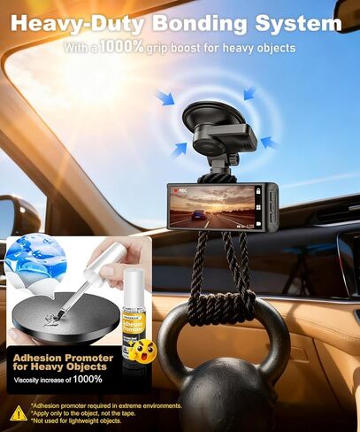 Extreme Double Sided Mounting Tape – Heat & Water Resistant, 24-Pack 2" Round Adhesive Pads for Car Dashboard Camera, Phone Mounts, Indoors and Outdoors in Saudi Arabia