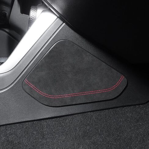 وسادة وسادة BETTERHUMZ لساق السيارة متوافقة مع Toyota GR86 لسوبارو BRZ 2021 2022 2023 2024 2025 لملصق ديكور جلد الكانتارا من الجلد الكربوني وملحقات السيارة الداخلية (أسود من جلد الغزال) in Kuwait