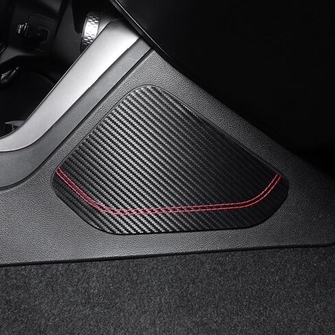 BETTERHUMZ Car Leg Elbow Cushion Pad Compatible with Toyota GR86 for Subaru BRZ 2021 2022 2023 2024 2025 for Alcantara Carbon Leather Decor Sticker Car Interior Accessories (Suede Black) in Kuwait