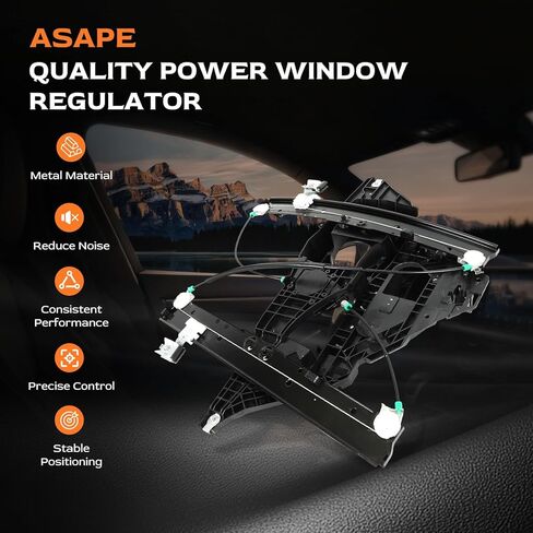ASAPE Front Left Driver Side Power Window Regulator with Out Motor (Regulator Only) 749-542 Fit 2007-2017 for Lincoln Navigator 2007-2017 for Ford Expedition in Saudi Arabia