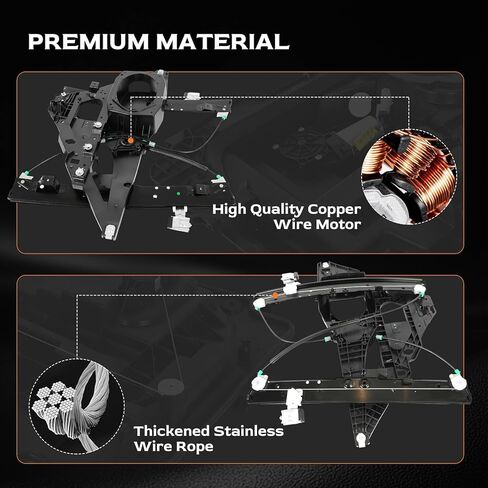 ASAPE Front Left Driver Side Power Window Regulator with Out Motor (Regulator Only) 749-542 Fit 2007-2017 for Lincoln Navigator 2007-2017 for Ford Expedition in Saudi Arabia