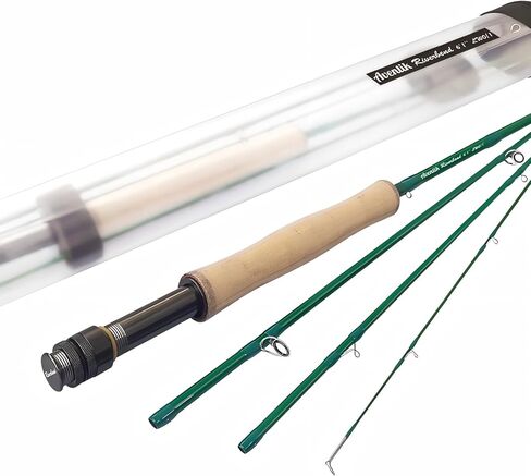 Aventik Fly Fishing Riverbend Series Fly Rod IM8 Graphite Blank 0/1/2/3/4/5/6/7/8 wt Rods, 6/7/8/9/10ft Lightweight Fly Fishing Rod Medium Fast Action in Saudi Arabia