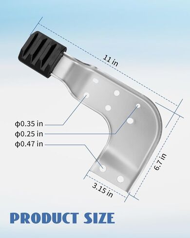 Hood Bracket Fit for Peterbilt 389 131, Left & Right Both Lower Side Hood Guide Bracket Replace MPB75131L MPB75131R L11-6131 L11-6131R L116131 L116131R in Saudi Arabia