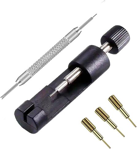 Watch Link Removal Kit, Tools to Adjust and Remove Bracelets, Pin Remover for Sizing Strap，Watch Band Adjustment Tool Kit with Extra Replacement in Saudi Arabia