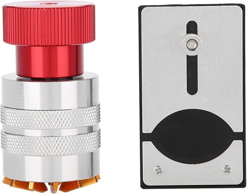 Scalable Watch Crystal Remover, Steel Watch Glasses Remover, Anti Slip Watch Plastic Crystal Lift Glasses Remover for Install and Remove Raised Plastic Front Cover, Red in Saudi Arabia