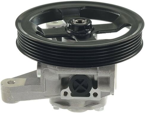 1pc Power Steering Pump Center Side Aluminum without Reservoir with Pulley O-Ring-Hose Port Type Gather tools and safety equipment.-Preparation for Acura RL Base 2005-2008 in Saudi Arabia