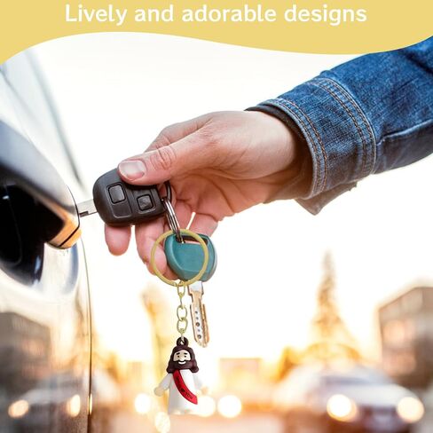 12 قطعة سلسلة مفاتيح يسوع يحبك، سلسلة مفاتيح يسوع، سلاسل مفاتيح يسوع الصغيرة مناسبة للاستخدام اليومي والتذكيرات الإيمانية in Kuwait