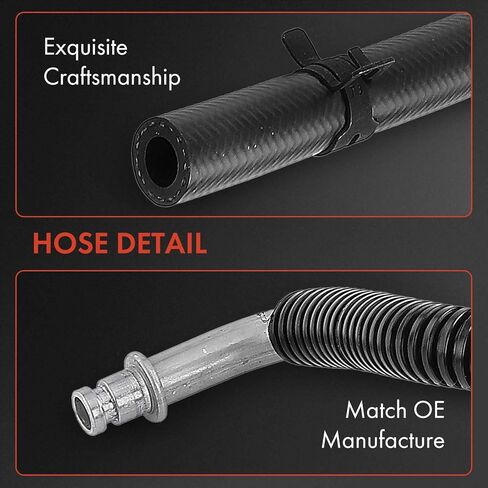 A-Premium Power Steering Hose Return Hose Line Assembly Compatible with Lincoln Navigator 2003-2006 V8 5.4L Gear To Cooler in Kuwait