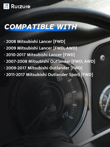 Front ABS Wheel Speed Sensor Left Right fit 08-17 Mitsubishi Lancer, 07-17 Outlander Sport, 2007 2008 2009 2010 2011 2012 2013 2014 2015 2016 2017, Driver Passenger Side, ALS1784 ALS1785, 2pcs in Saudi Arabia